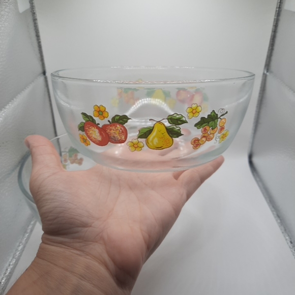 KIG Malaysia Serving Bowls Set of 2 Fruit and Floral pattern - Picture 2 of 7